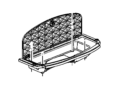 Mopar 5135924AA Bin-Floor Cargo Organizer