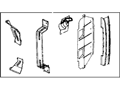 Mopar 4756493 Panel Deck Opening Lower