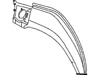 Mopar 4696459 Panel Rear WHEELHOUSE OUTE