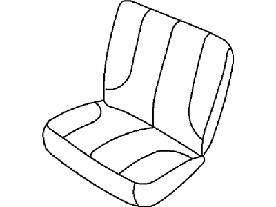 Mopar 1NN70DK2AA Rear Seat Back Cover Left