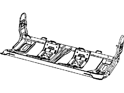 Mopar 68194424AA Frame-Rear Seat Cushion