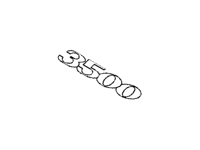 Mopar 5124316AA Nameplate