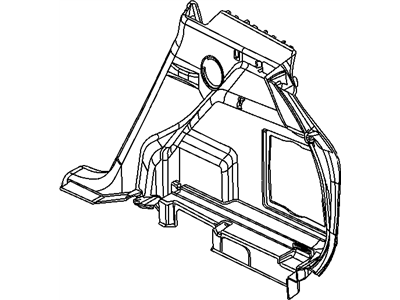 Mopar 1AX92XDVAI Panel-Quarter Trim