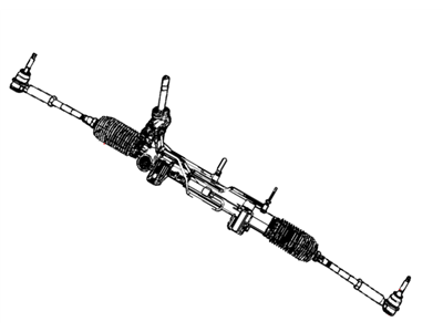 2009 Jeep Compass Rack And Pinion - 5105085AF