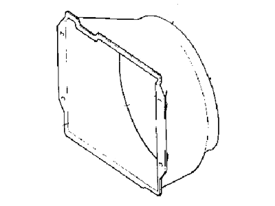 Mopar 52004214 SHROUD-Fan (4.0L)YJJ