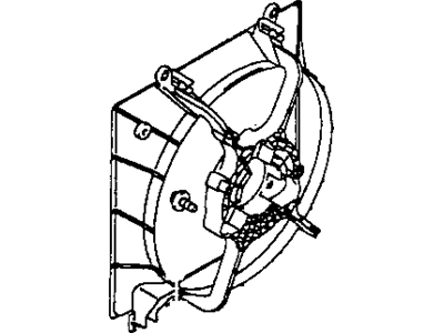 Dodge Avenger Engine Cooling Fan - MR206990