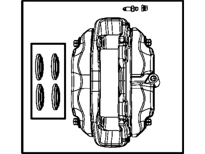 Chrysler 300 Brake Caliper - 5174317AB