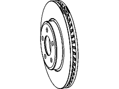 Mopar 5290537AB Front Brake Rotor