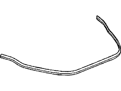 Mopar 4724930AD WEATHERSTRIP-Hood To Radiator