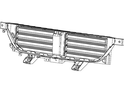 Mopar 68282157AA Grille-Active Shutter