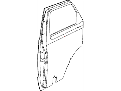 2001 Dodge Ram Van Door Seal - 55346675AC