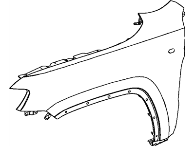 Mopar 55369734AA Fender-Front