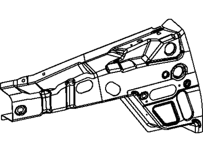 Mopar 68085199AC REINFMNT-Fender