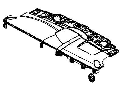 Mopar ZS091DHAH Grille-DEMISTER