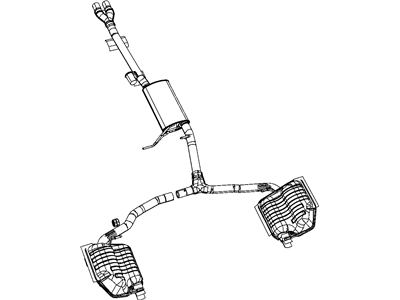 Mopar 4578954AH Exhaust Muffler And Resonator