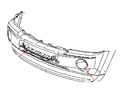 Mopar 5030977AA Front Bumper Cover