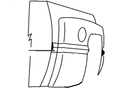 Mopar 55076490 Molding Asm Fender Rear
