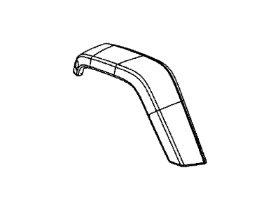 Mopar 5KC86TZZAG Molding-Wheel Opening Flare