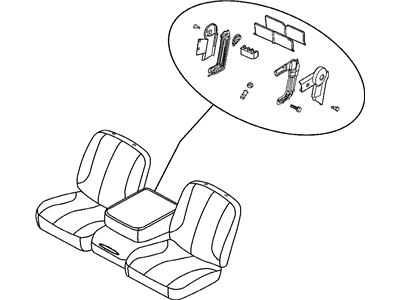 Mopar 5080964AA Frame-Front Seat