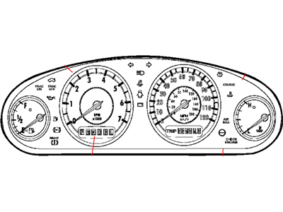 Chrysler Concorde Instrument Cluster - 4760400AF