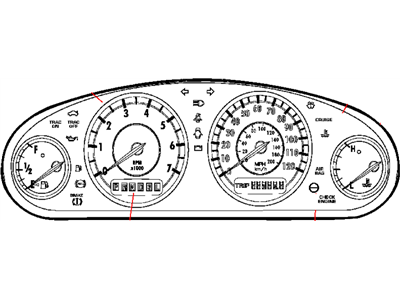 1999 Chrysler Concorde Instrument Cluster - 4760400AF