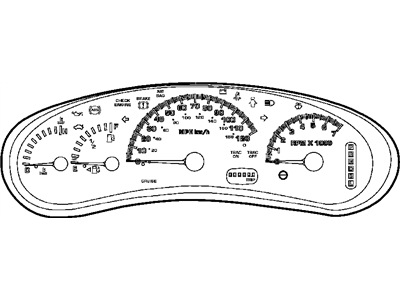 Mopar 4883148 Cover Instrument Cluster