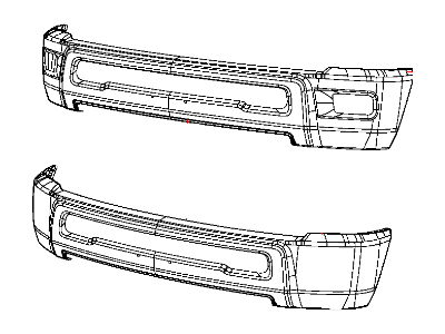 Ram 4500 Bumper - 1MQ03CDMAA