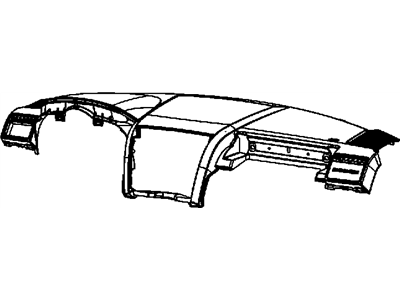 Mopar YH06ZJ8AD Pad-Instrument Panel