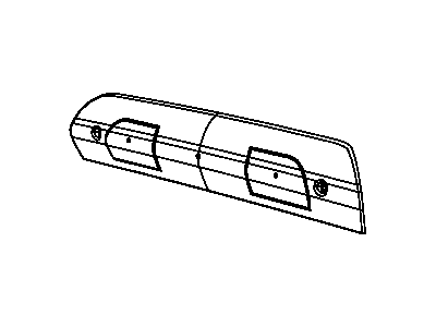 Mopar 55372082AB Lamp-Center High Mounted Stop