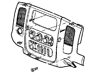 Mopar 5KE761J8AC Bezel-Instrument Panel