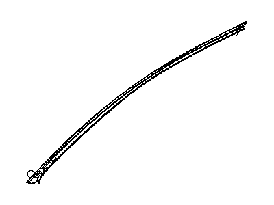 Mopar 4894352AC WEATHERSTRIP-Front Door Header