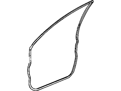 Mopar 4894298AA WEATHERSTRIP-Front Door Mounted