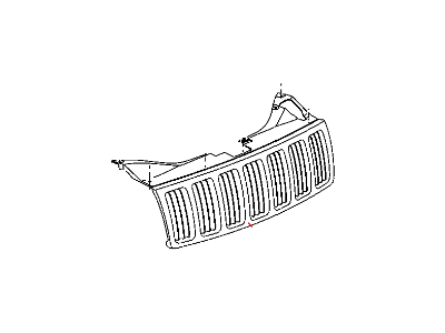 2007 Jeep Grand Cherokee Grille - 5JF941DMAE