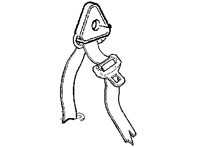 Mopar 5EW69ST6 Seat Belt Rear