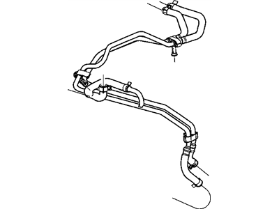 55038334AD Mopar Heater Supply Hose Illustration 1 of 1