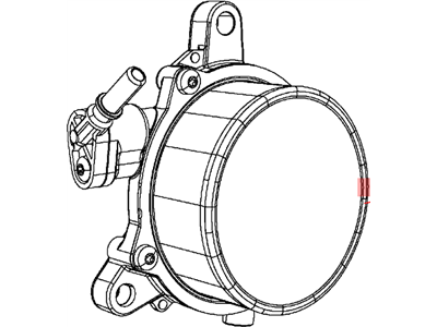 2016 Jeep Renegade Vacuum Pump - 68288744AA