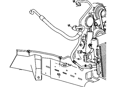 2007 Jeep Grand Cherokee A/C Hose - 55116664AF