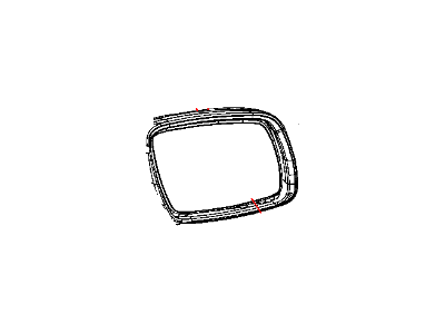 Mopar 1GE001A4AD Outside Rearview Electric Heated Mirror