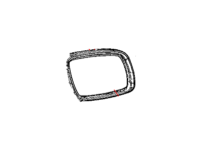 2010 Dodge Journey Car Mirror - 1GE001A4AD