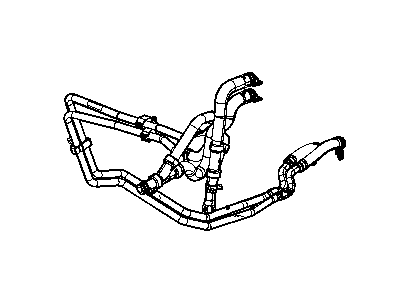 Mopar 4677603AK Hose-Heater Supply And Return