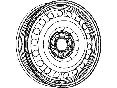 Mopar 4782819AB Spare Wheel