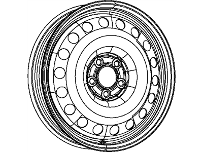 Mopar 4782465AB Spare Wheel