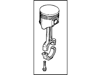 2003 Dodge Stratus Piston - 4884247AC