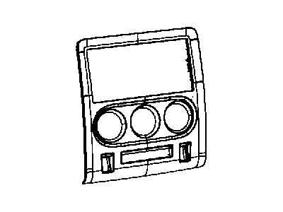 Mopar 1NF09XDVAA Bezel-Instrument Panel