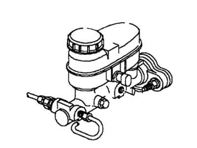 Chrysler Cirrus Brake Master Cylinder - V1104194AA