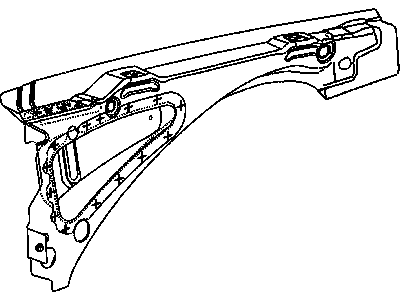 Mopar 55394107AC REINFMNT-COWL Side