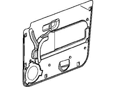 Mopar 55359358AH Shield-Front Door