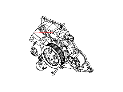 Mopar 53022095AF Engine Water Pump Front