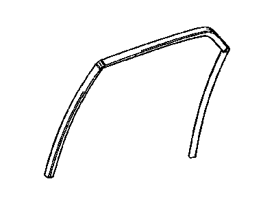 Mopar 5065454AD WEATHERSTRIP-Rear Door Flush Glass