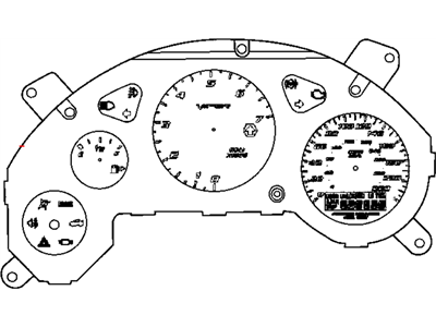 Dodge Viper Instrument Cluster - 5029721AB